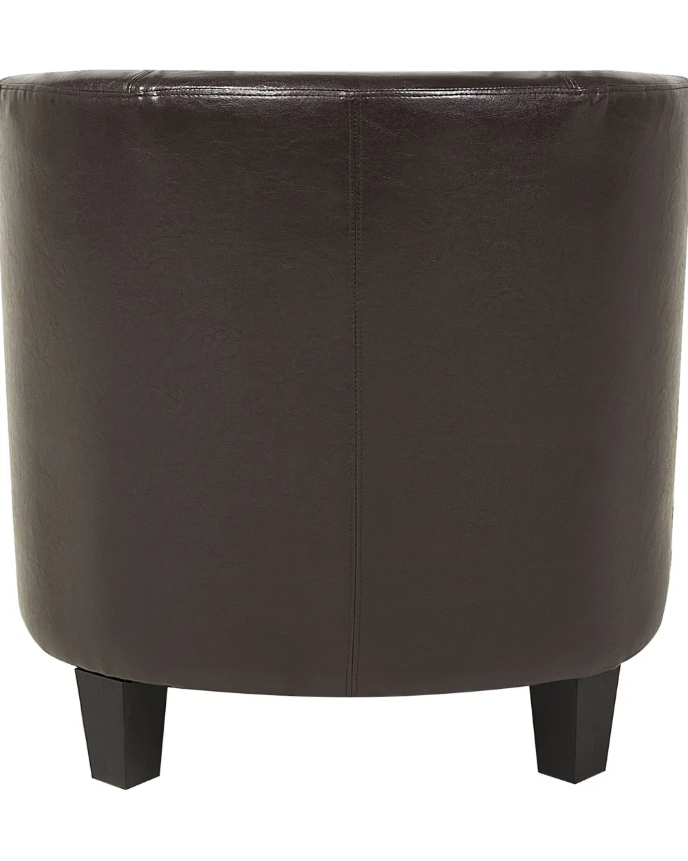 Nojatuolit<Beliani Nojatuoli Keinonahka Ruskea Borwick