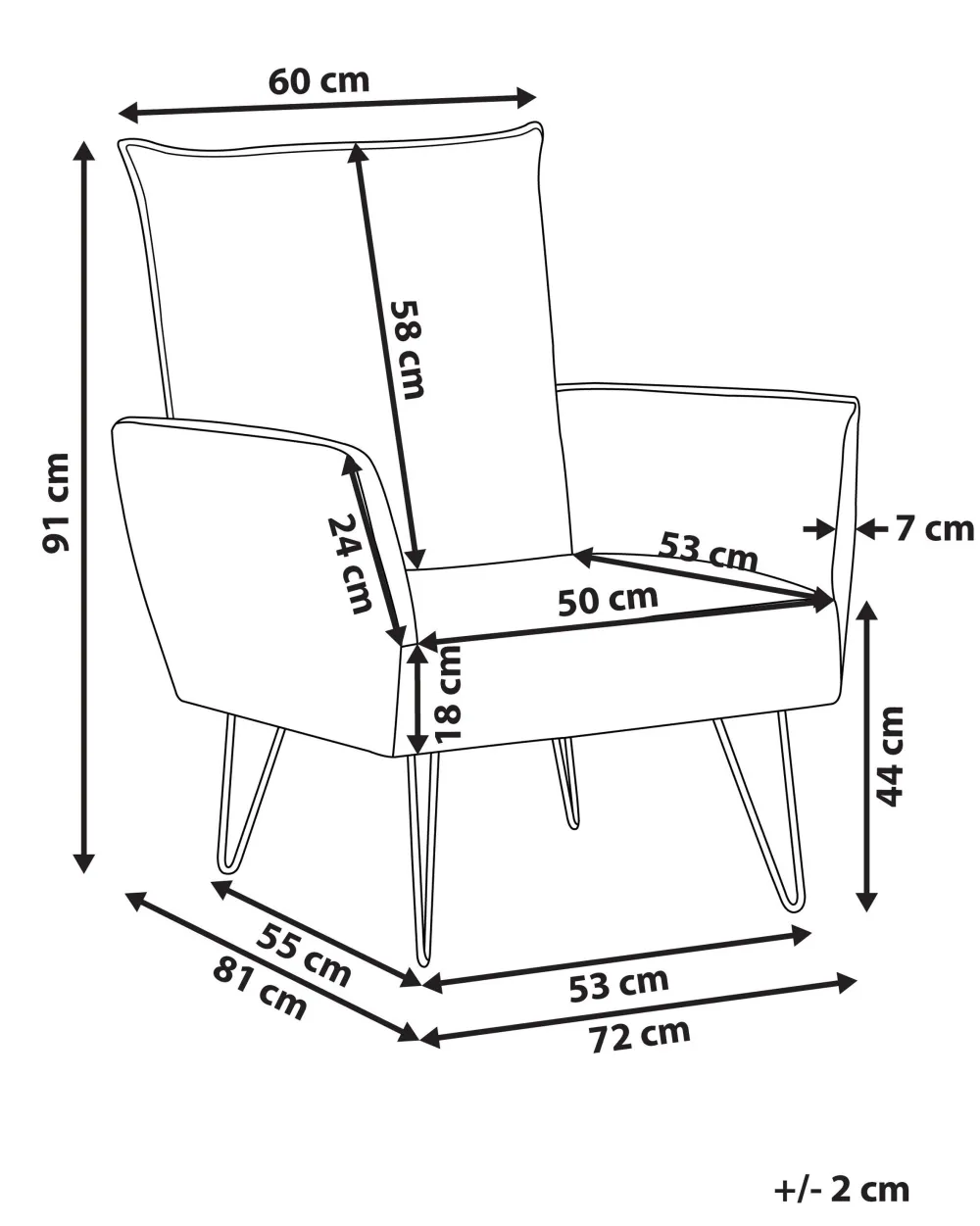 Cheap Beliani Nojatuoli Kukallinen Ribe