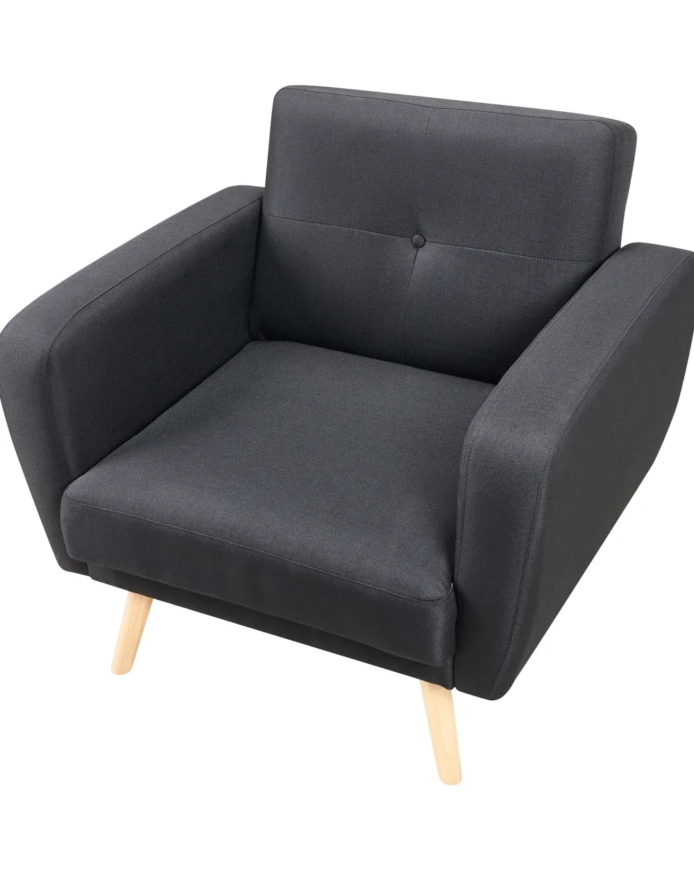 Nojatuolit<Beliani Nojatuoli Musta Florli