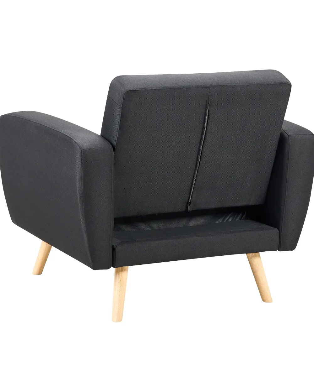 Nojatuolit<Beliani Nojatuoli Musta Florli