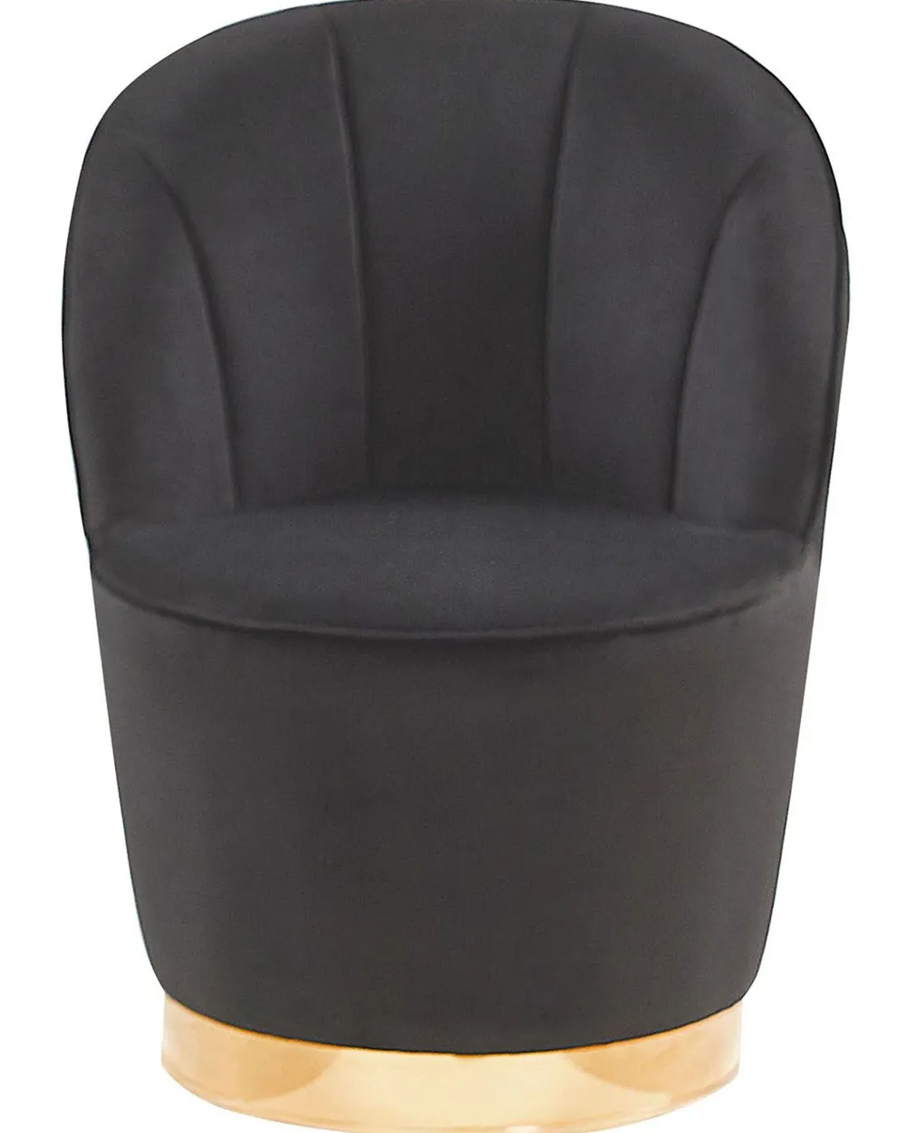 Clearance Beliani Nojatuoli Musta Sametti Alby