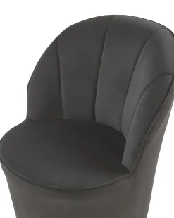 Clearance Beliani Nojatuoli Musta Sametti Alby