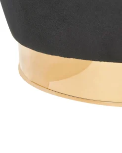 Clearance Beliani Nojatuoli Musta Sametti Alby