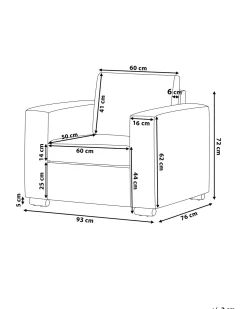 Nojatuolit<Beliani Nojatuoli Nahka Ruskea Helsinki