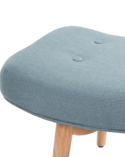 Best Sale Beliani Nojatuoli Rahilla Kangas Vaaleansininen Vejle