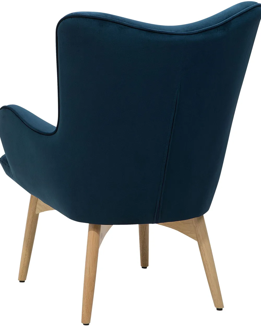 Clearance Beliani Nojatuoli Rahilla Sametti Tummansininen Vejle