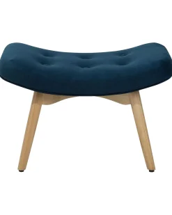 Clearance Beliani Nojatuoli Rahilla Sametti Tummansininen Vejle