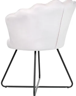 Fashion Beliani Nojatuoli Sametti Beige Lovelock