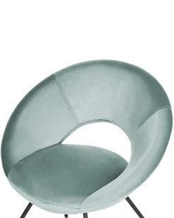 Nojatuolit<Beliani Nojatuoli Sametti Mintunvihrea Rachel