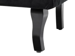 Cheap Beliani Nojatuoli Sametti Musta Alta