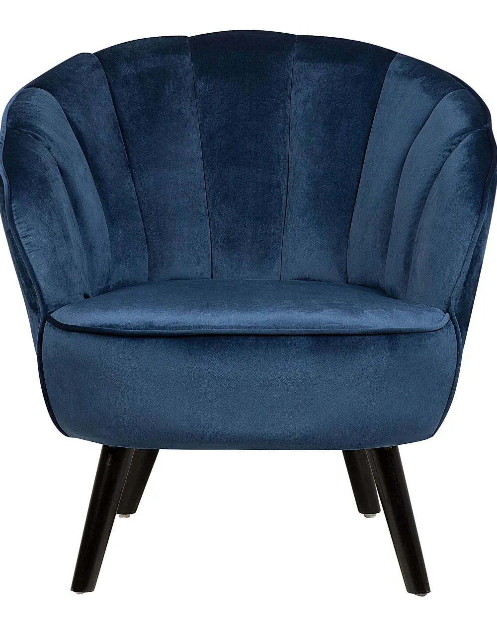 Nojatuolit<Beliani Nojatuoli Sametti Tummansininen Dala