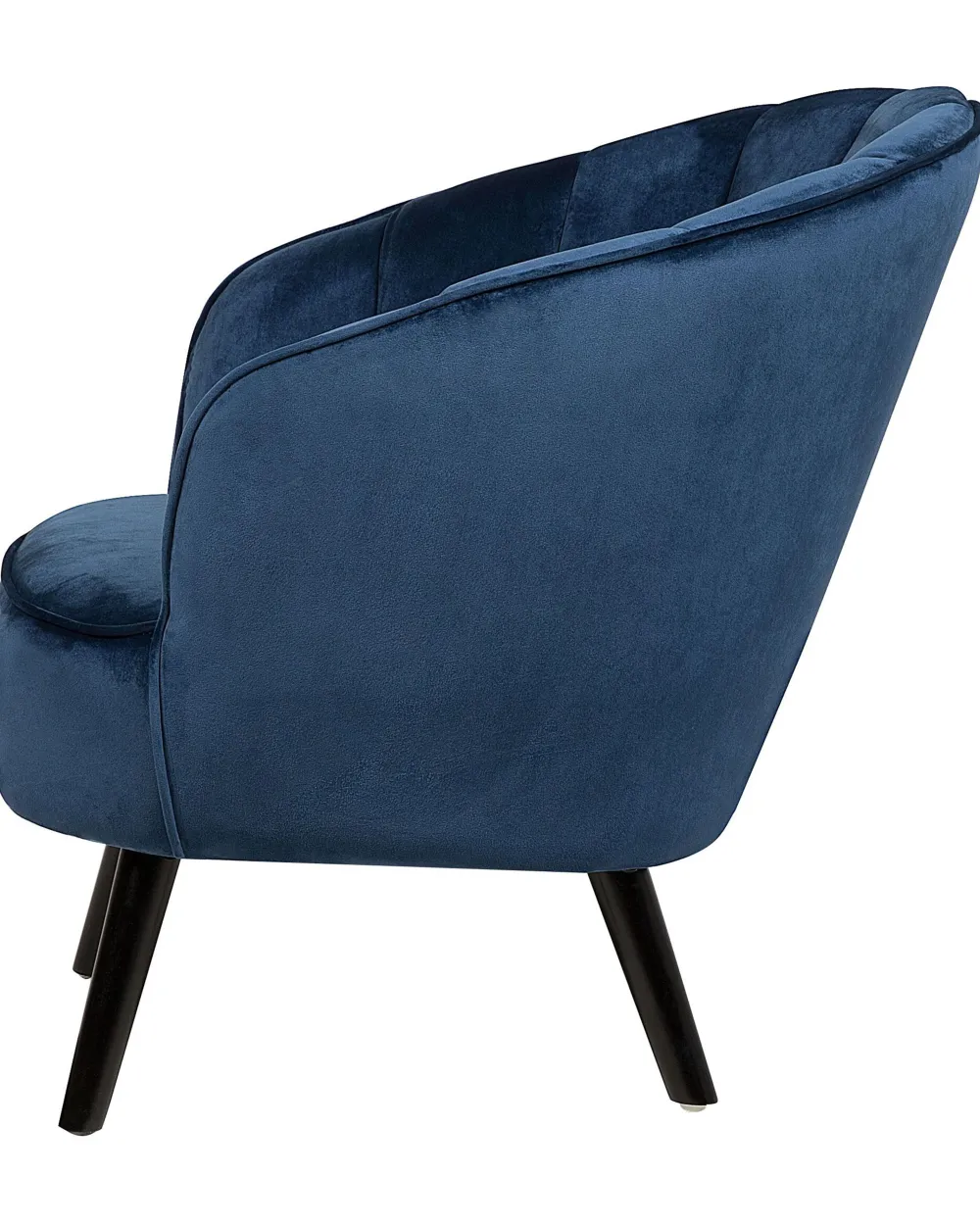 Nojatuolit<Beliani Nojatuoli Sametti Tummansininen Dala