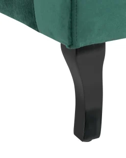 Best Beliani Nojatuoli Sametti Tummanvihrea Alta