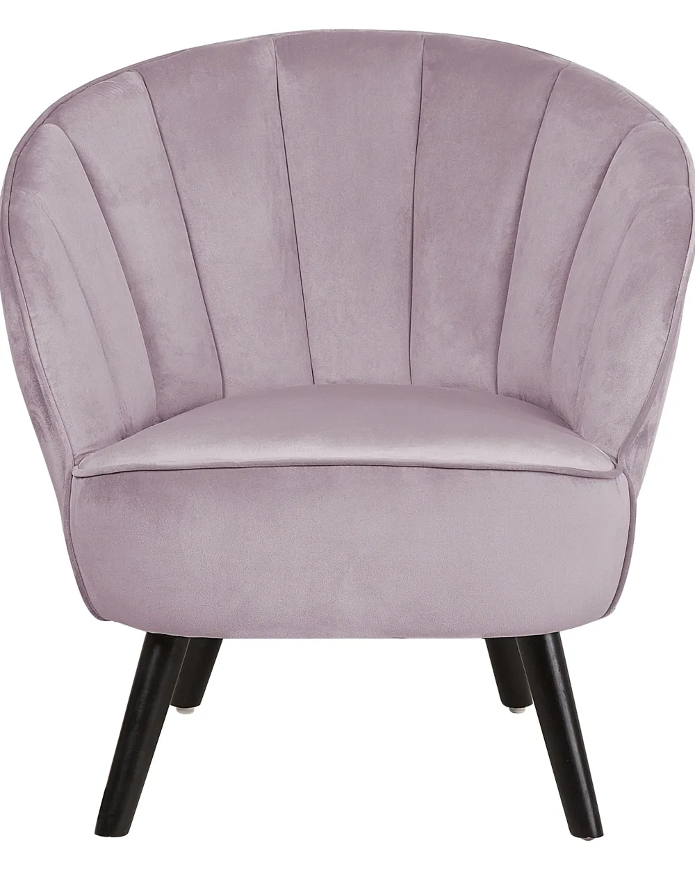 Nojatuolit<Beliani Nojatuoli Sametti Vaaleanpunainen Dala