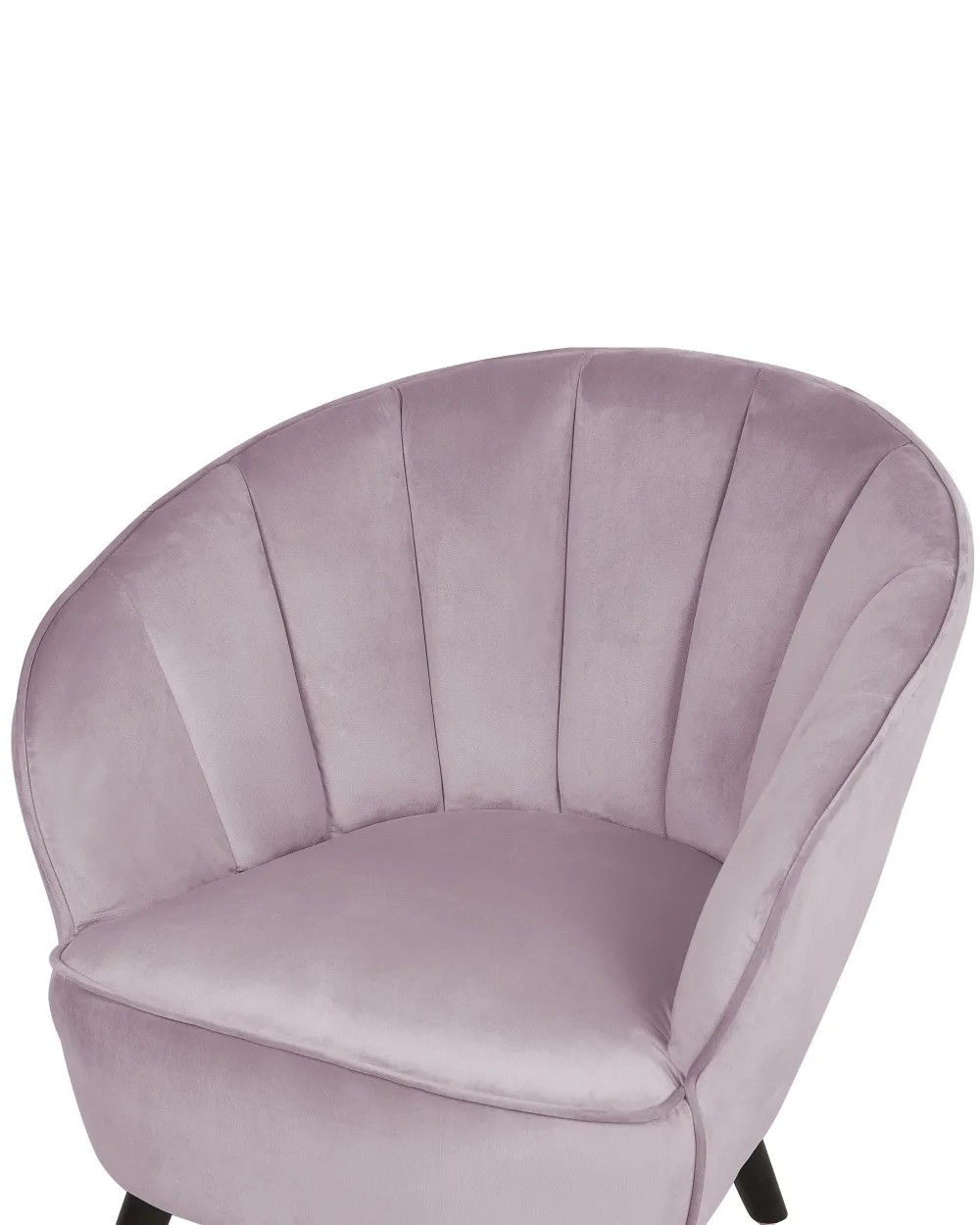 Nojatuolit<Beliani Nojatuoli Sametti Vaaleanpunainen Dala