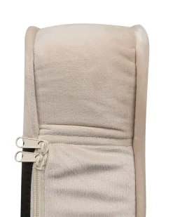 Nojatuolit<Beliani Nojatuoli Samettinen Beige Svedala