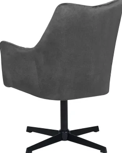 Online Beliani Nojatuoli Samettinen Tummanharmaa Vaksala