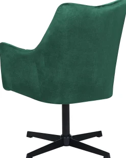 Sale Beliani Nojatuoli Samettinen Tummanvihrea Vaksala