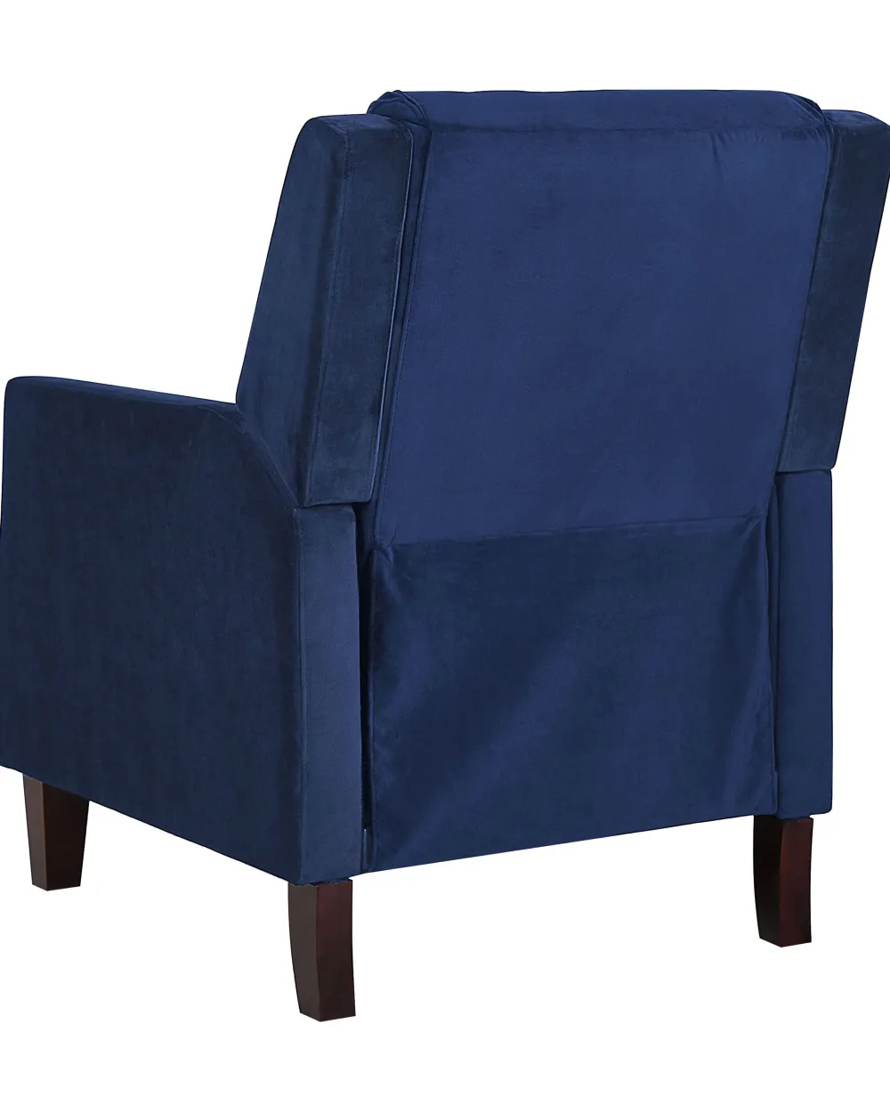 Nojatuolit<Beliani Nojatuoli Sininen Sametti Egersund