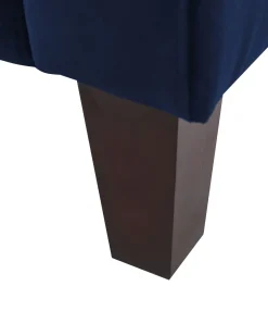 Nojatuolit<Beliani Nojatuoli Sininen Sametti Egersund