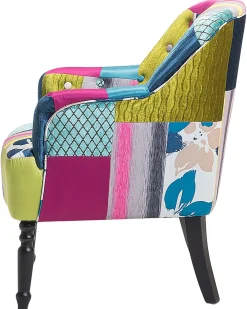 Nojatuolit<Beliani Nojatuoli Tilkkukankainen Sininen Mandal