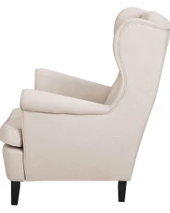 Nojatuolit<Beliani Nojatuoli Vaalea Beige Abson