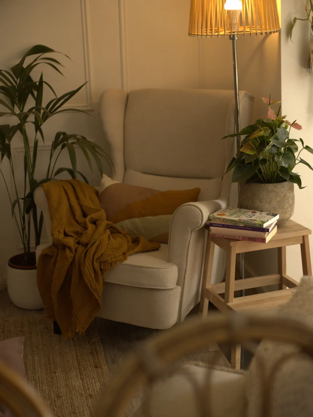 Nojatuolit<Beliani Nojatuoli Vaalea Beige Abson