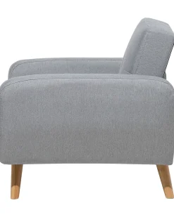 Sale Beliani Nojatuoli Vaaleanharmaa Florli