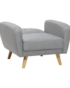 Sale Beliani Nojatuoli Vaaleanharmaa Florli