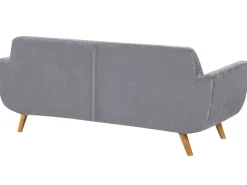 Tekstiilit<Beliani Paallinen 3-Istuttavaan Sohvaan Harmaa Bernes