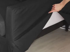 Tekstiilit<Beliani Paallinen 3-Istuttavalle Sohvalle Musta Gilja