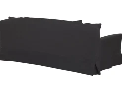 Tekstiilit<Beliani Paallinen 3-Istuttavalle Sohvalle Musta Gilja