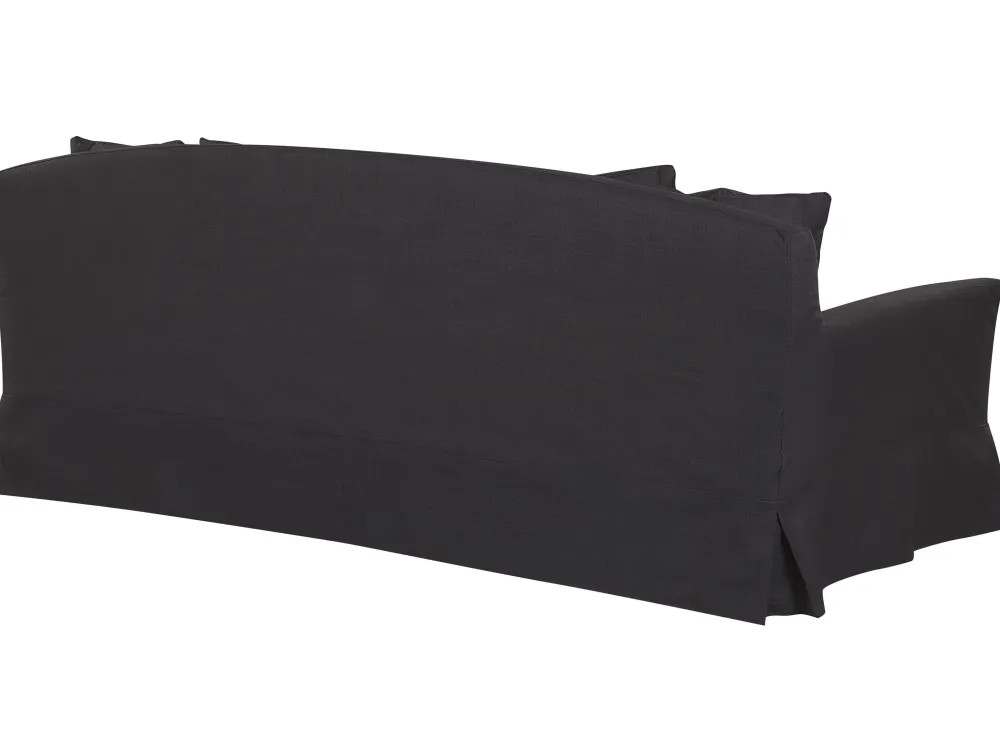 Tekstiilit<Beliani Paallinen 3-Istuttavalle Sohvalle Musta Gilja