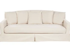 Clearance Beliani Paallinen 3-Istuttavalle Sohvalle Beige Gilja