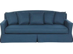 Cheap Beliani Paallinen 3-Istuttavalle Sohvalle Laivastonsininen Gilja