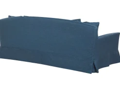 Cheap Beliani Paallinen 3-Istuttavalle Sohvalle Laivastonsininen Gilja