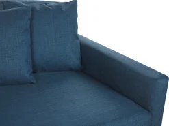 Cheap Beliani Paallinen 3-Istuttavalle Sohvalle Laivastonsininen Gilja