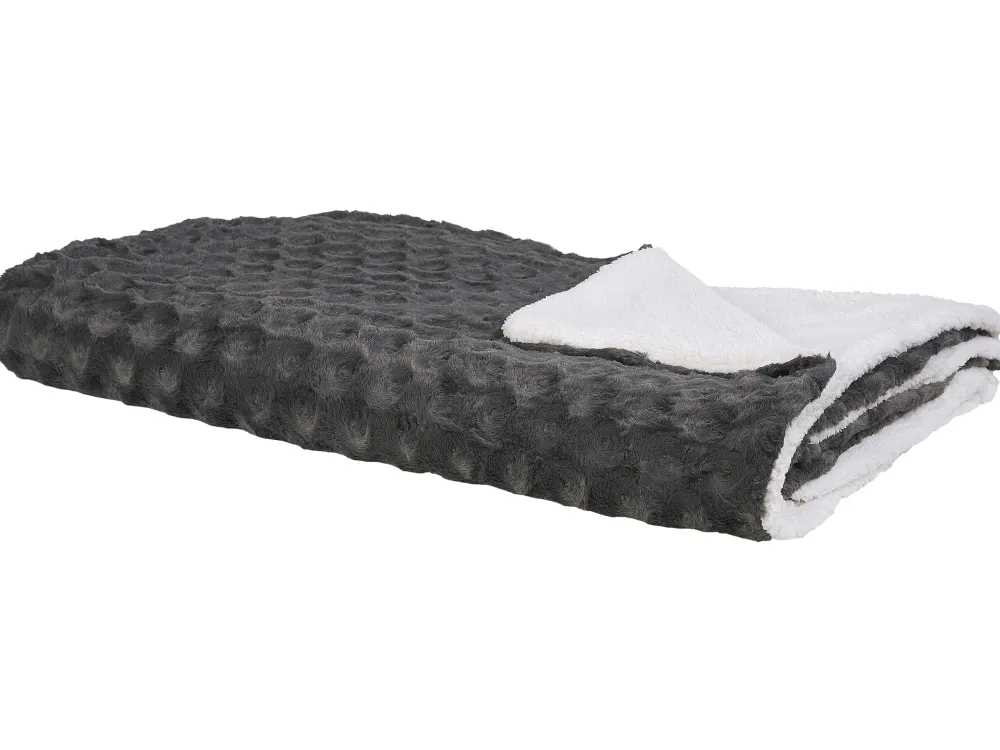 Tekstiilit<Beliani Paivapeitto Kangas Harmaa 200 X 220 Cm Kandilli