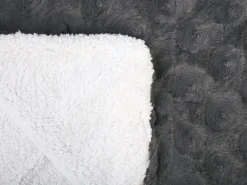 Tekstiilit<Beliani Paivapeitto Kangas Harmaa 200 X 220 Cm Kandilli