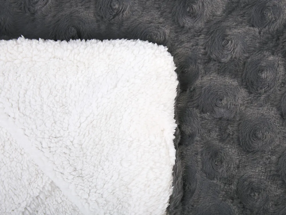 Tekstiilit<Beliani Paivapeitto Kangas Harmaa 200 X 220 Cm Kandilli