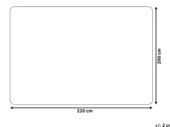 Tekstiilit<Beliani Paivapeitto Vaaleanruskea 200 X 220 Cm Delice