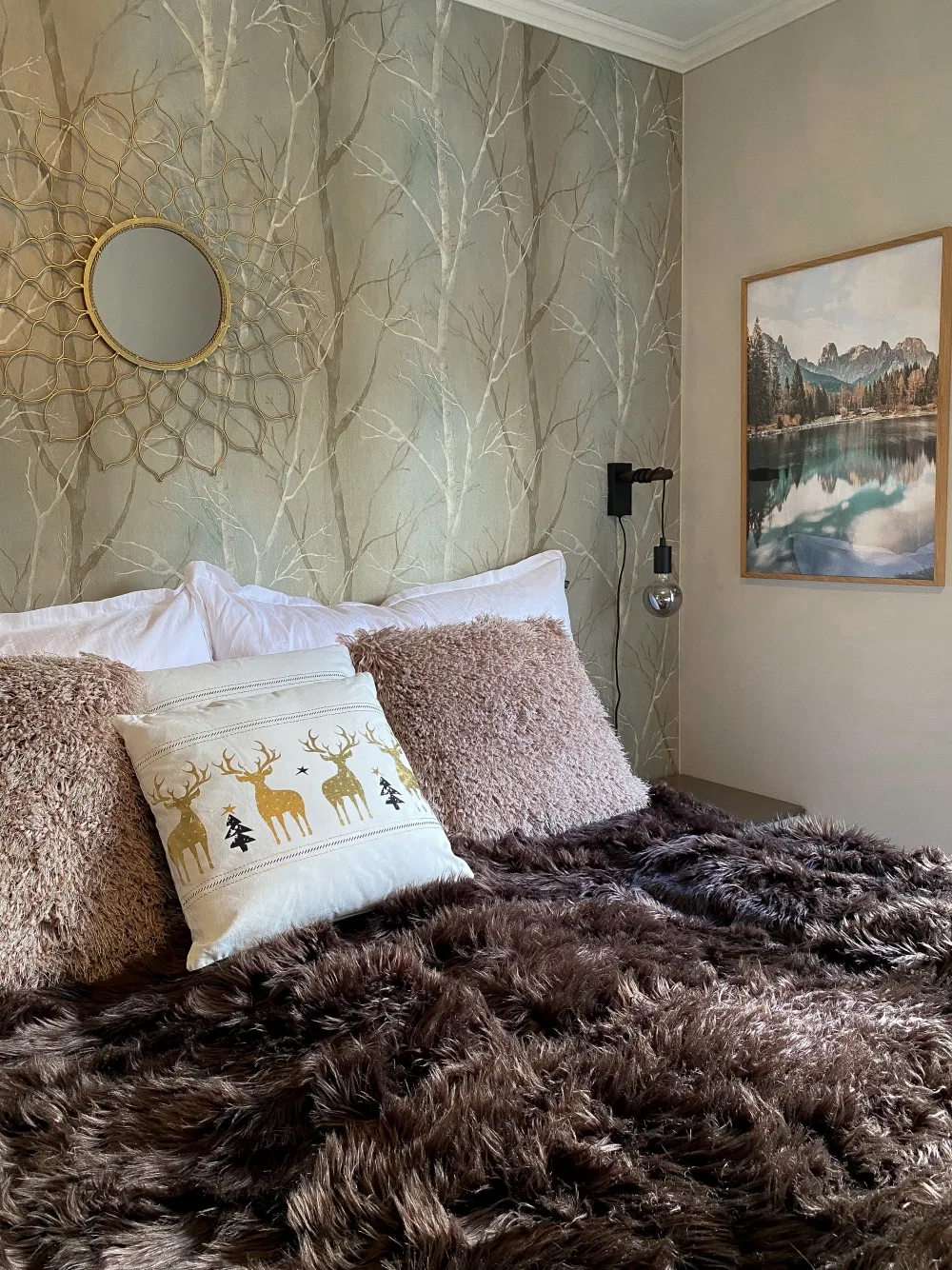 Tekstiilit<Beliani Paivapeitto Vaaleanruskea 200 X 220 Cm Delice