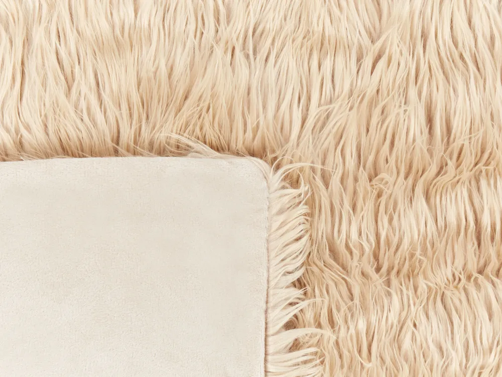 Tekstiilit<Beliani Paivapeitto Vaaleanruskea 200 X 220 Cm Delice