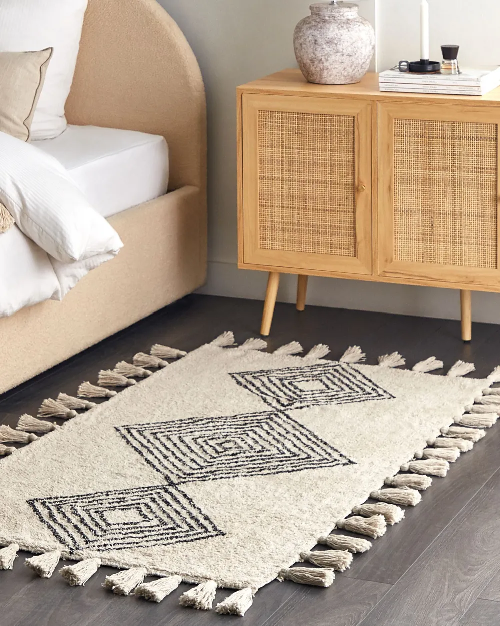 Best Beliani Parisanky Buklee Säilytystila Beige 180 X 200 Cm Vaucluse