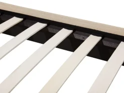 Sängyt<Beliani Parisanky Kangas Beige 180 X 200 Cm Bordeaux