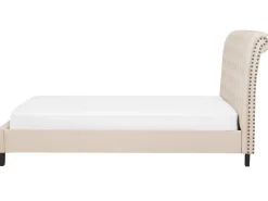 Sängyt<Beliani Parisanky Kangas Beige 180 X 200 Cm Reims