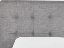 Cheap Beliani Parisanky Kangas Harmaa 180 X 200 Cm Lille