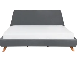 Best Sale Beliani Parisanky Kangas Harmaa 180 X 200 Cm Vienne