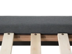 Best Sale Beliani Parisanky Kangas Harmaa 180 X 200 Cm Vienne