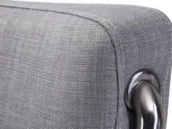 Sängyt<Beliani Parisanky Kangas Harmaa 180 X 200 Cm Paris